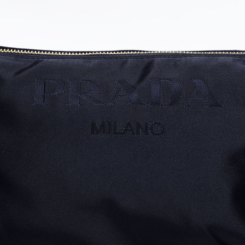 プラダ PRADA ナイロン ロゴ ポーチ ネイビー WS22540