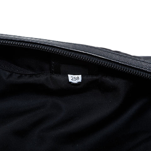 PRADA Nylon Triangle Logo Pouch Pouch black WS22543