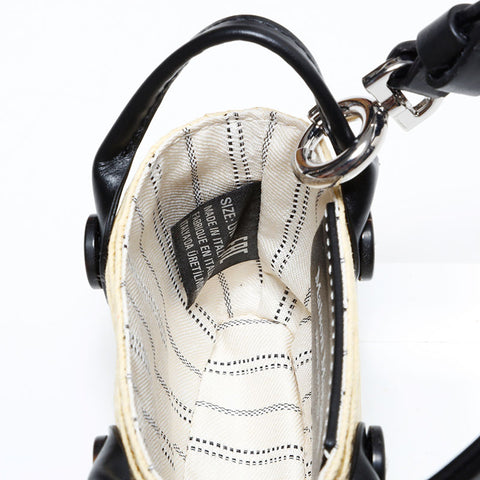 Maison Margiela Micro Cellulose Mini Bag key ring beige WS22545
