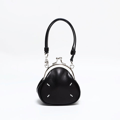 Maison Margiela Tabi Frame Micro Handbag key ring black WS22546