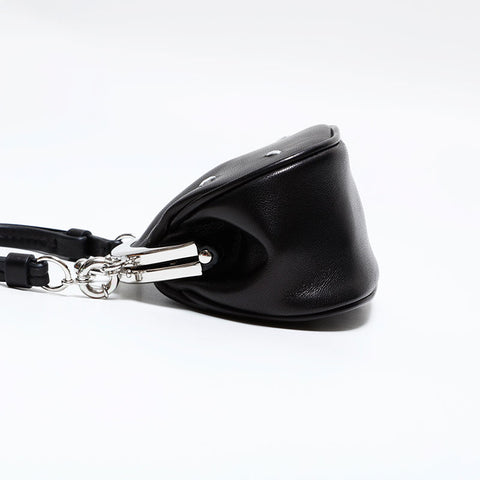 Maison Margiela Tabi Frame Micro Handbag key ring black WS22546