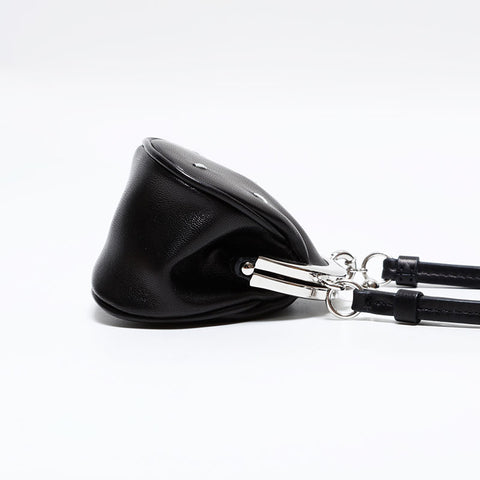 Maison Margiela Tabi Frame Micro Handbag key ring black WS22546