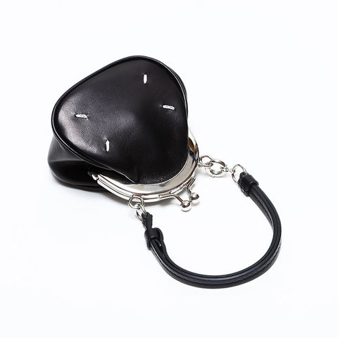 Maison Margiela Tabi Frame Micro Handbag key ring black WS22546