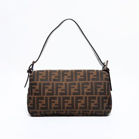 FENDI Zucca mamma bucket Shoulder Bag Brown WS22548