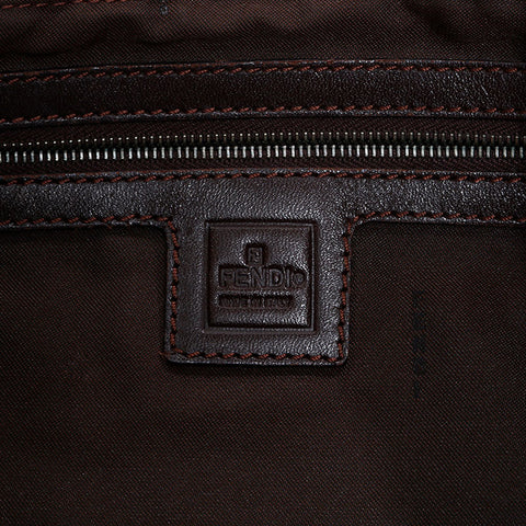 FENDI Zucca Handbag Brown WS22549