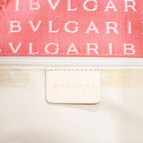 BVLGARI Logomania Canvas Shoulder Bag pink WS22552