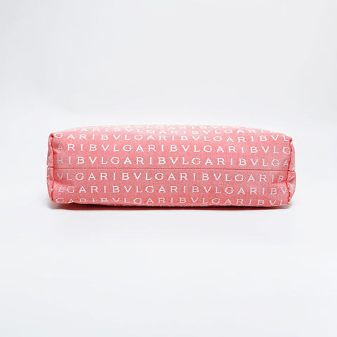 BVLGARI Logomania Canvas Shoulder Bag pink WS22552