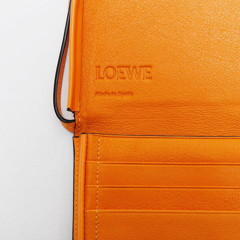 LOEWE Mini leather heel pouch Shoulder Bag Orange WS22555