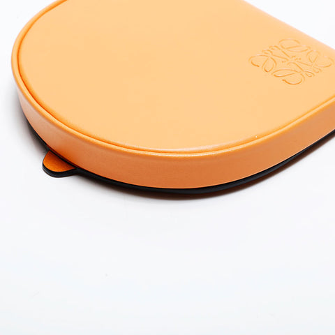 LOEWE Mini leather heel pouch Shoulder Bag Orange WS22555