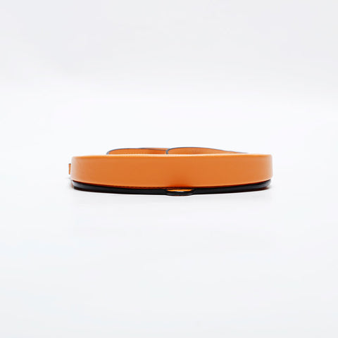 LOEWE Mini leather heel pouch Shoulder Bag Orange WS22555