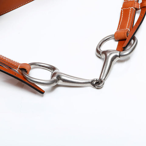 GUCCI Leather Mini Bamboo Belt Waist bag Brown WS22557