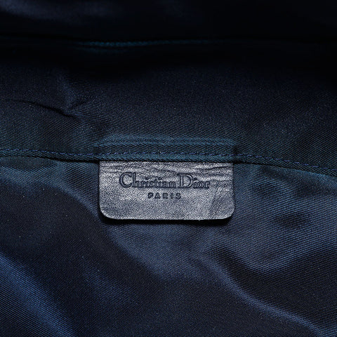 Christian Dior Trotter canvas pouch Shoulder Bag Navy WS22559
