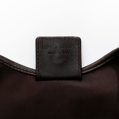 YVES SAINT LAURENT YSL Canvas Hobo Mombasa Shoulder Bag khaki WS22560