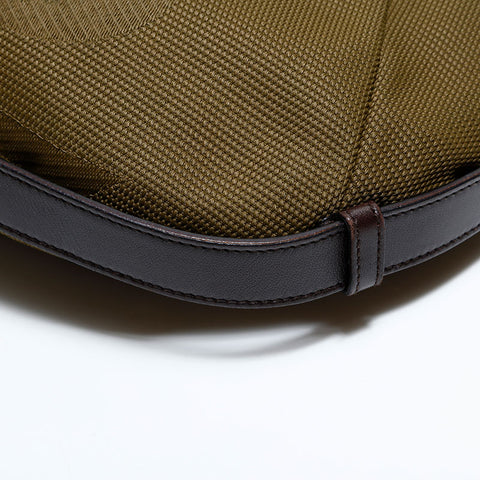 YVES SAINT LAURENT YSL Canvas Hobo Mombasa Shoulder Bag khaki WS22560