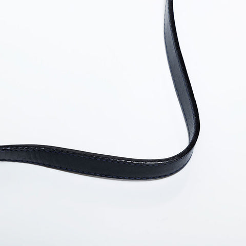 Salvatore Ferragamo Vara Leather Shoulder Bag Navy WS22564