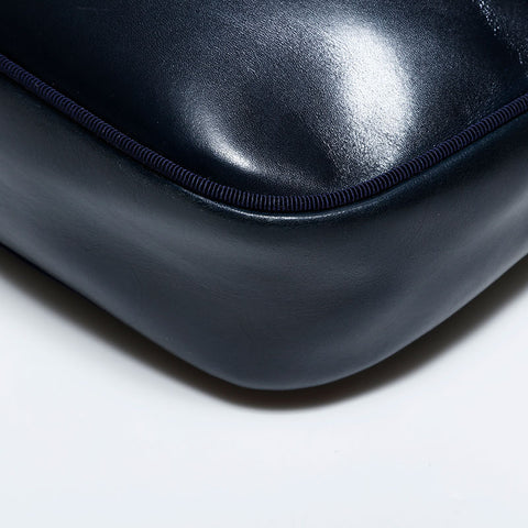 Salvatore Ferragamo Vara Leather Shoulder Bag Navy WS22564