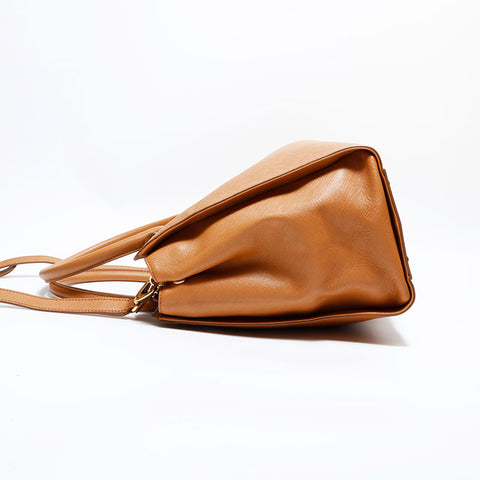 Salvatore Ferragamo Leather 2way Tote Bag Brown WS22565