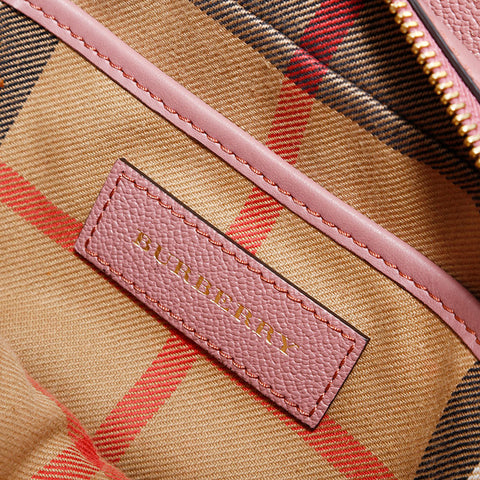 BURBERRY Leather Camera Bag Shoulder Bag pink WS22567
