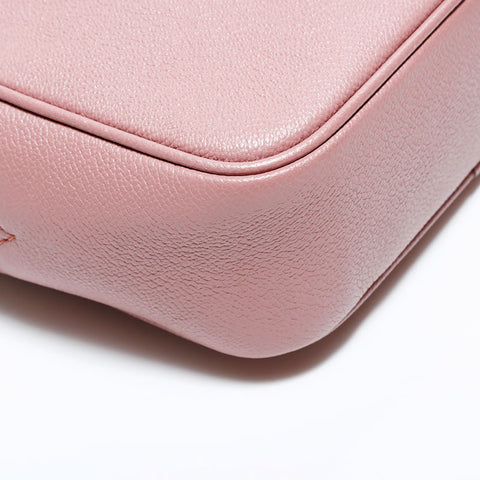 BURBERRY Leather Camera Bag Shoulder Bag pink WS22567