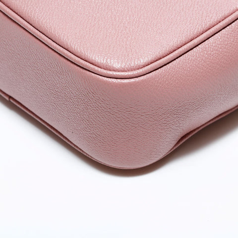 BURBERRY Leather Camera Bag Shoulder Bag pink WS22567