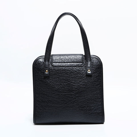 Salvatore Ferragamo Mini Tote 2way Leder Umhängetasche schwarz WS22568
