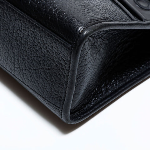 Salvatore Ferragamo Mini Tote 2way Leather Shoulder Bag black WS22568