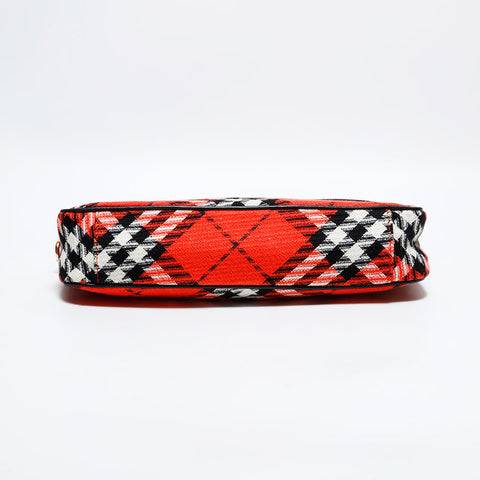 BURBERRY Nova Check Umhängetasche Rot WS22572