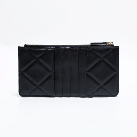 CHANEL CHANEL 19 Lambskin Fragment Case, 29th Series, 2019 Purse black WS22574