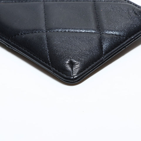 CHANEL CHANEL 19 Lambskin Fragment Case, 29th Series, 2019 Purse black WS22574