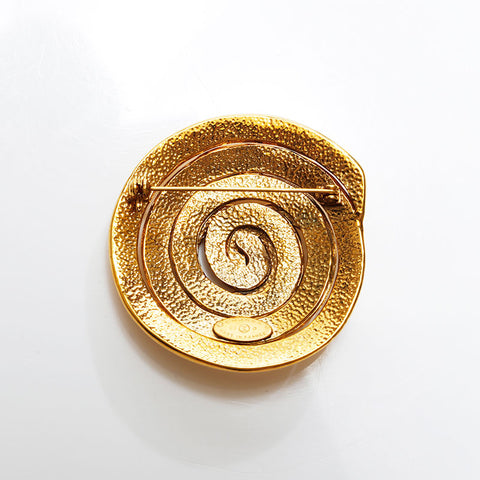 CHANEL 95P 1995 COCO Mark Brooch gold WS22576