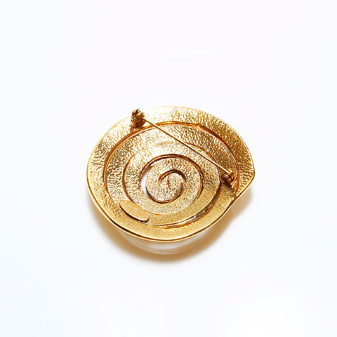 CHANEL 95P 1995 COCO Mark Brooch gold WS22576