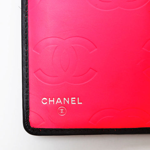 CHANEL No. 21 2015-2016 Cambon Line Matelasse Bifold Wallet Bifold Wallet black WS22587