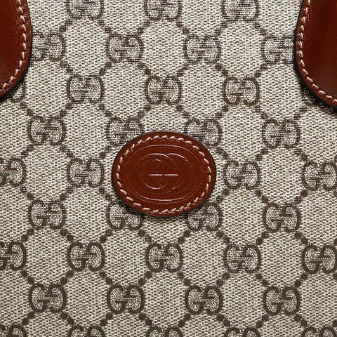 GUCCI GG Retro GG Supreme PVC 2way Tote Bag beige WS22592
