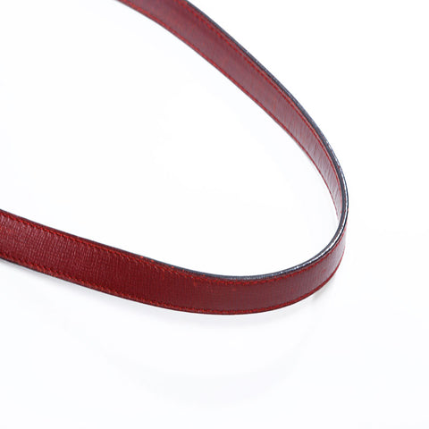 CARTIER Leather Must Do Backpack Â· Daypack Red WS22593