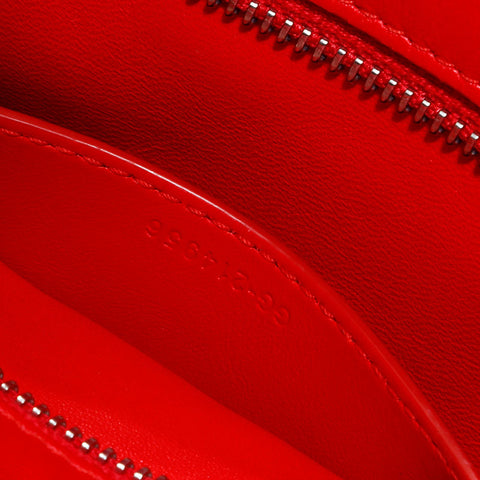 Salvatore Ferragamo Cut-out Leather Mini Shoulder Bag Red WS22594