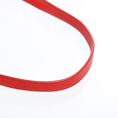 Salvatore Ferragamo Cut-out Leather Mini Shoulder Bag Red WS22594