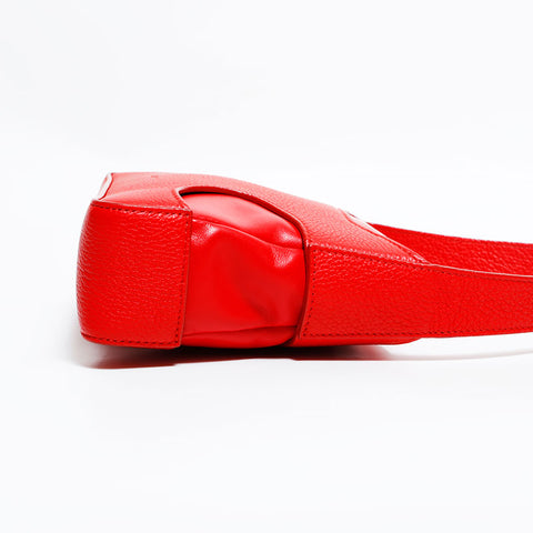 Salvatore Ferragamo Cut-out Leather Mini Shoulder Bag Red WS22594