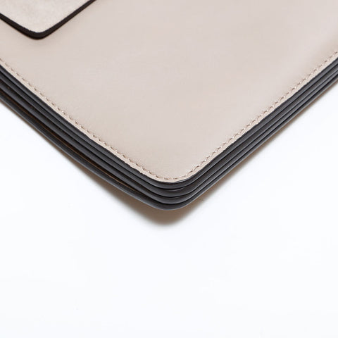 Chloe Faye Suede Leather Shoulder Bag beige WS22595