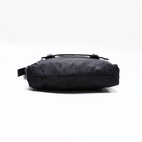 VALENTINO Studs Nylon Shoulder Bag black WS22597