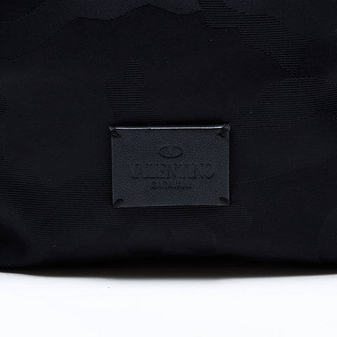 VALENTINO Studs Nylon Shoulder Bag black WS22597