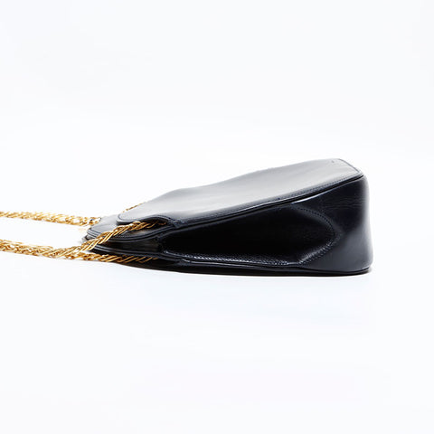 カルティエ CARTIER レザー ショルダーバッグ ブラック WS22599