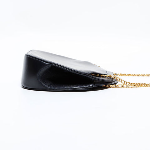 カルティエ CARTIER レザー ショルダーバッグ ブラック WS22599