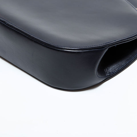 カルティエ CARTIER レザー ショルダーバッグ ブラック WS22599