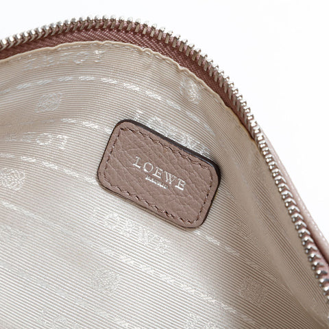 ロエベ LOEWE アナグラム レザー ミニ ショルダーバッグ グレー WS22600