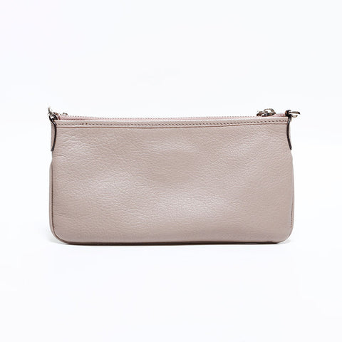 ロエベ LOEWE アナグラム レザー ミニ ショルダーバッグ グレー WS22600