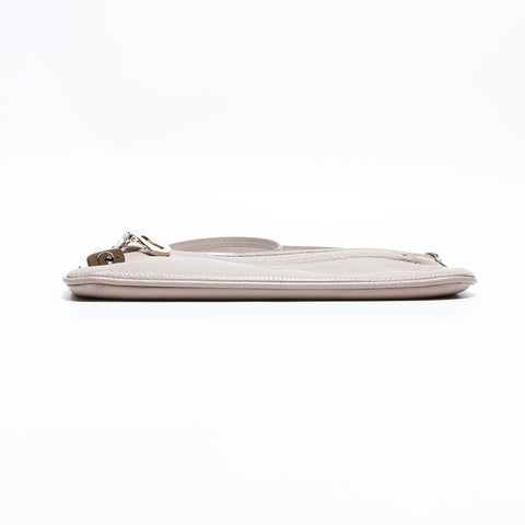 ロエベ LOEWE アナグラム レザー ミニ ショルダーバッグ グレー WS22600
