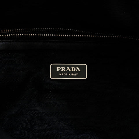 プラダ PRADA レザー ショルダーバッグ ブラック WS22601