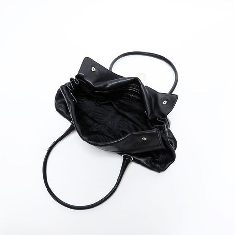プラダ PRADA レザー ショルダーバッグ ブラック WS22601