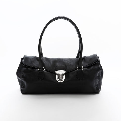プラダ PRADA レザー ショルダーバッグ ブラック WS22601