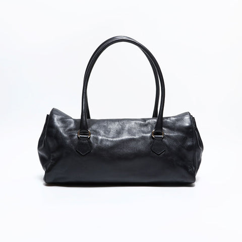 プラダ PRADA レザー ショルダーバッグ ブラック WS22601